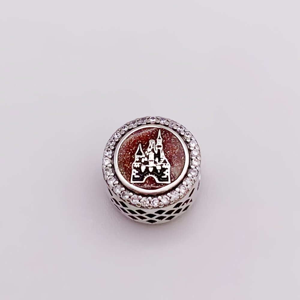 " Pandora Disneyland Charm Pendant S925 Sterling Silver Bead "